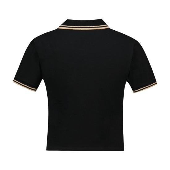 26FW 비비안웨스트우드 폴로 티셔츠 1H010005 J00AU N401 black - VIVIENNE WESTWOOD