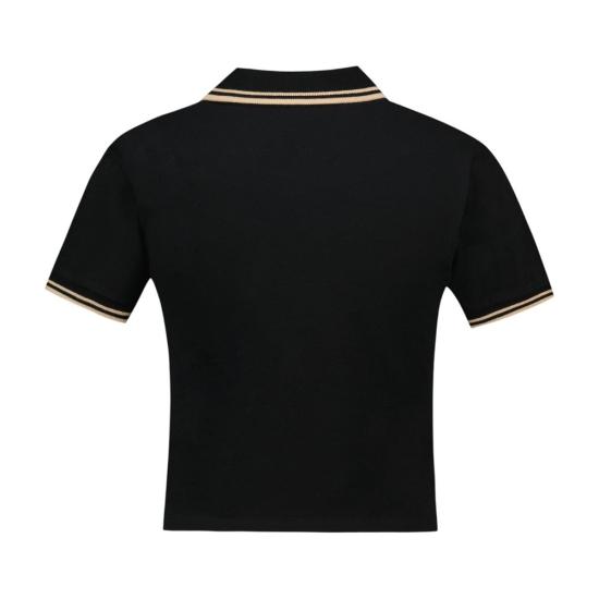 26FW 비비안웨스트우드 폴로 티셔츠 1H010005 J00AU N401 black - VIVIENNE WESTWOOD