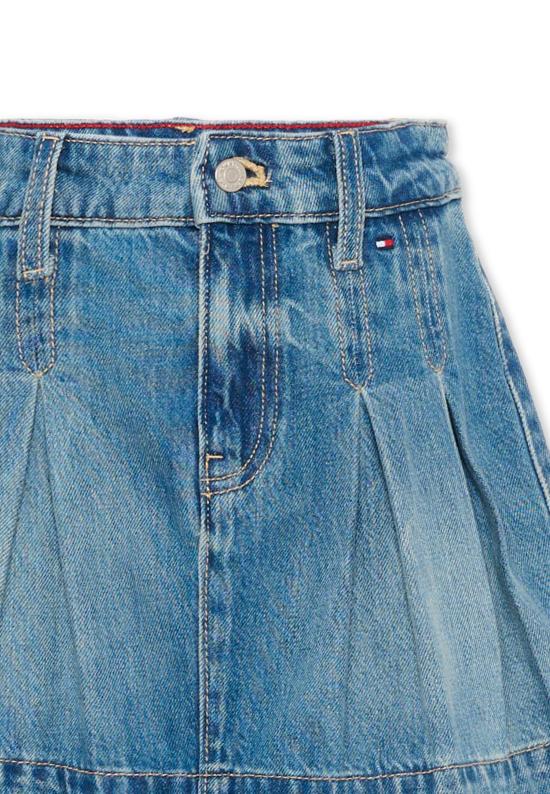 26FW [키즈] 타미힐피거 스커트 KG0KG09434 1BK DENIM - TOMMY HILFIGER