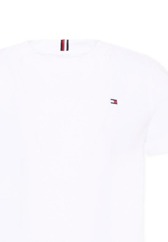 26FW [키즈] 타미힐피거 티셔츠 KB0KB10591 YBR WHITE - TOMMY HILFIGER