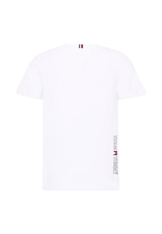 26FW [키즈] 타미힐피거 티셔츠 KB0KB10591 YBR WHITE - TOMMY HILFIGER