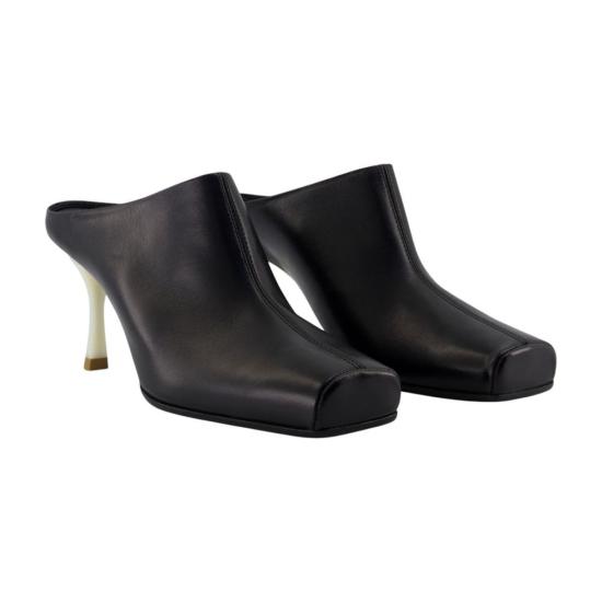  MM6 메종마르지엘라 힐/펌프스 Mm6 메종 마르지엘라 양가죽  블랙 - MM6 MAISON MARGIELA
