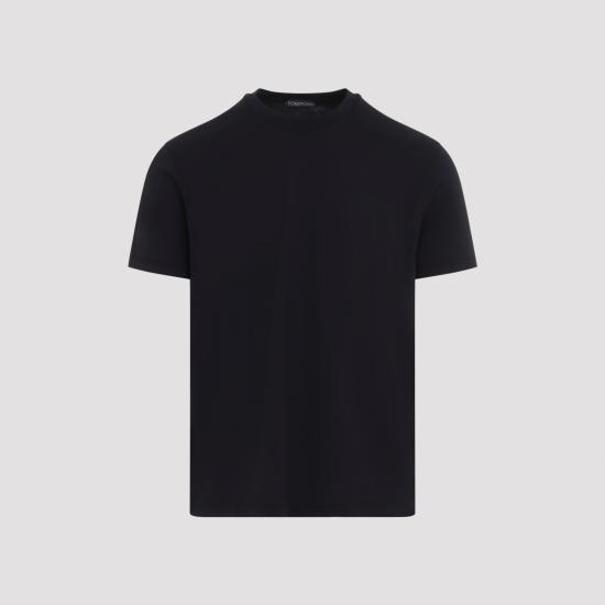 26FW 톰포드 반팔 티셔츠 JCS004 JMT012 NAA BLACK - TOMFORD