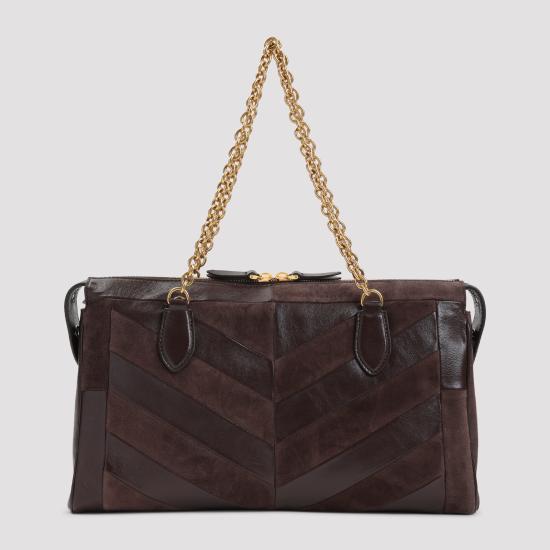 26FW 발렌티노 가라바니 숄더백 9W2B0S70DED RE6 EBONY BROWN OAK - VALENTINO GARAVANI