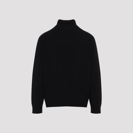 26FW 아크네 스튜디오 폴로 티셔츠 B60388 900 BLACK - ACNE STUDIOS