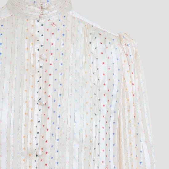 26FW 발렌티노 가라바니 블라우스 9B3AB8H7ABR CVT VANIGLIA MULTICOLOR - VALENTINO GARAVANI