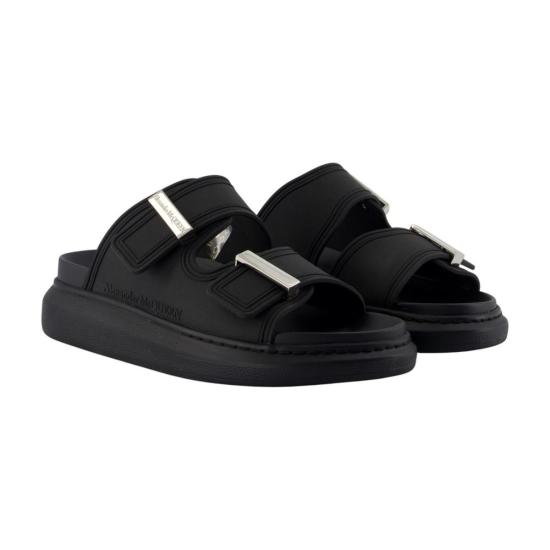  알렉산더 맥퀸 샌들 하이브리드  블랙 - ALEXANDER MCQUEEN