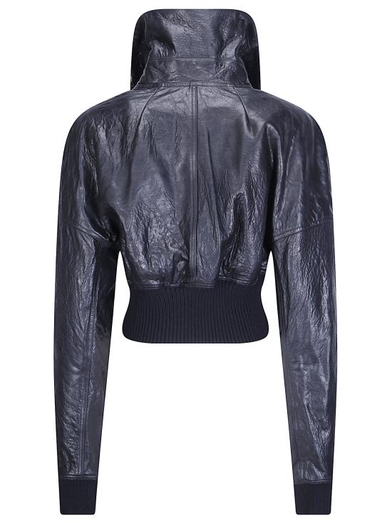26FW 릭 오웬스 가죽 자켓 RP02F5714 09 BLACK - RICK OWENS
