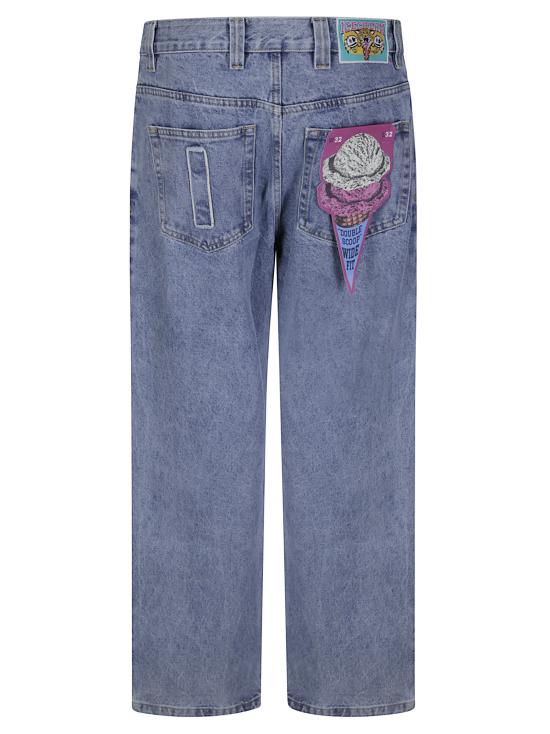 26FW 아이스크림 데님 팬츠 ICDP26266 LIGHTWASHBLUE LIGHT WASH BLUE - ICECREAM