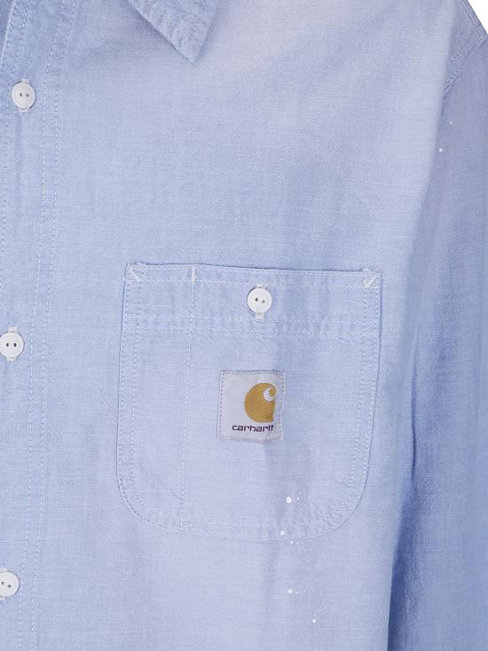 26FW 칼하트 WIP 긴팔 셔츠 I036919 010L Blue - CARHARTT WIP