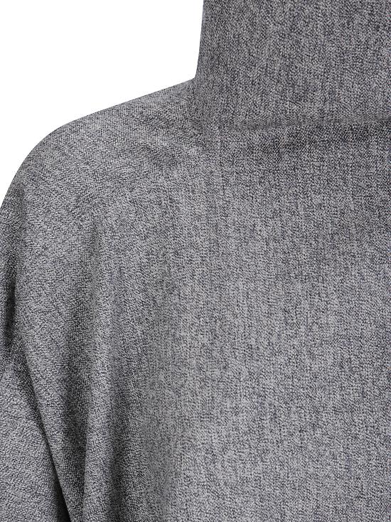 26FW 릭 오웬스 터틀넥 RP02F5216 79 BLACK MELANGE - RICK OWENS