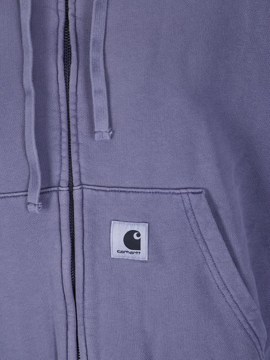 26FW 칼하트 WIP 후드 티셔츠 I036812 3RIGD SHADY PURPLE GARMENT DYED - CARHARTT WIP