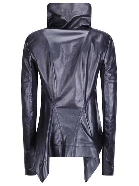 26FW 릭 오웬스 가죽 자켓 RP02F5743 09 BLACK - RICK OWENS