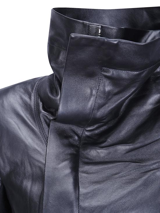 26FW 릭 오웬스 가죽 자켓 RP02F5743 09 BLACK - RICK OWENS