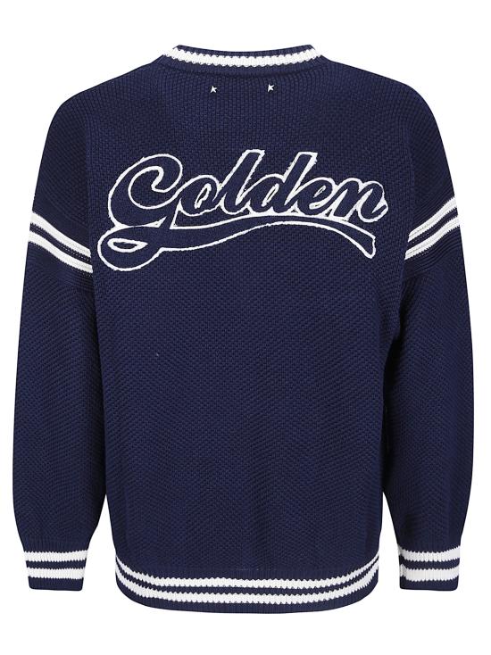 26FW 골든구스 스웨터 GMP02863P002672 50486 DARK BLUE - GOLDEN GOOSE