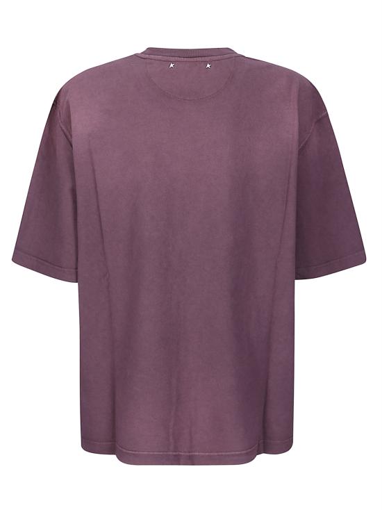 26FW 골든구스 반팔 티셔츠 GUP01873P002420 40233 WINDSOR WINE - GOLDEN GOOSE