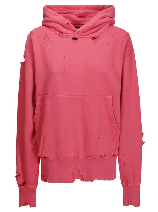 26FW 쿠로 후드 티셔츠 964176 RED