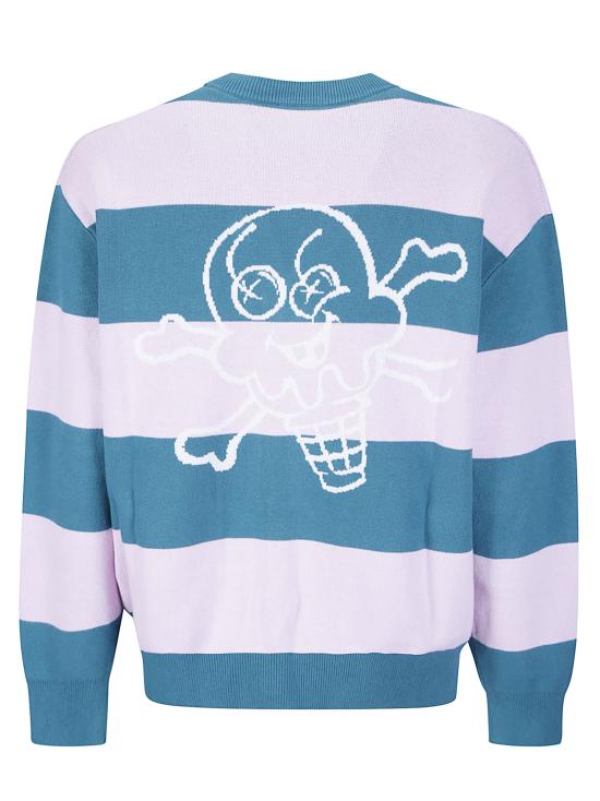 26FW 아이스크림 가디건 ICKN26225 PNKGRNSTR PINK GREEN STRIPE - ICECREAM