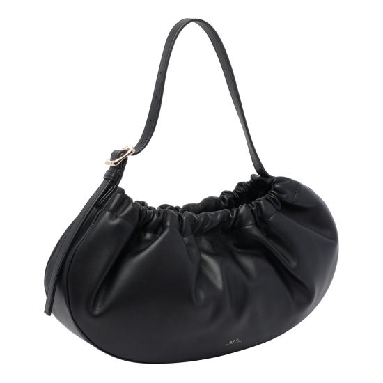 26FW 아페쎄 니논 후프 숄더백 PUAAT F67049 LZZ BLACK - A.P.C.