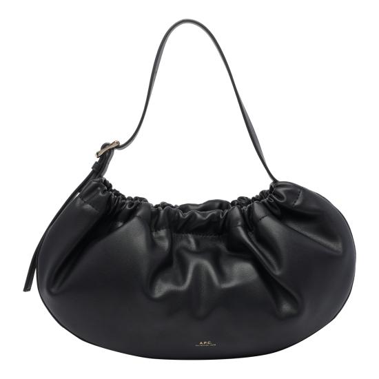 26FW 아페쎄 니논 후프 숄더백 PUAAT F67049 LZZ BLACK