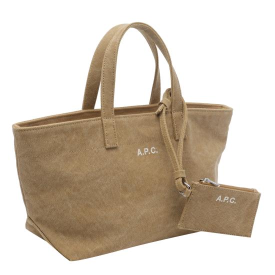 26FW 아페쎄 르 드러머 뚜왈 스몰 토트 백 COHMP F67045 BAC Beige - A.P.C.
