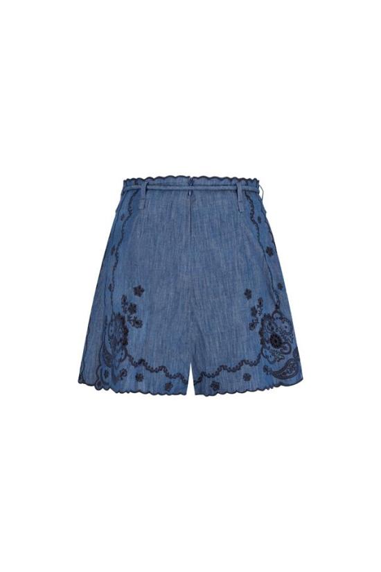 26FW 짐머만 데님 숏팬츠 8361ASS261 - ZIMMERMANN