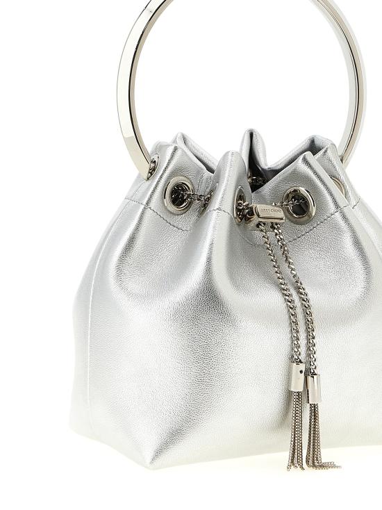 26FW 지미추 토트백 본본 핸드백 실버 - JIMMY CHOO