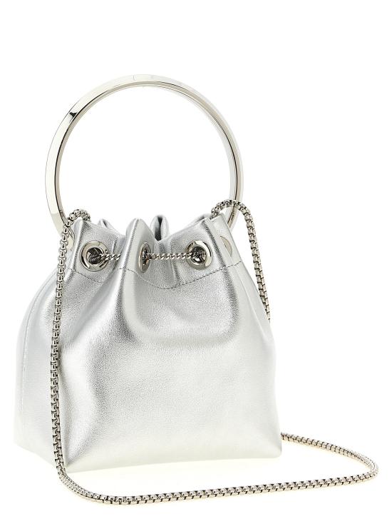 26FW 지미추 토트백 본본 핸드백 실버 - JIMMY CHOO