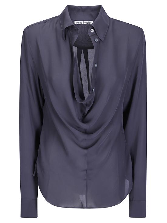 26FW 아크네 스튜디오 블라우스 AB0040 BZG GRAPHITE GREY