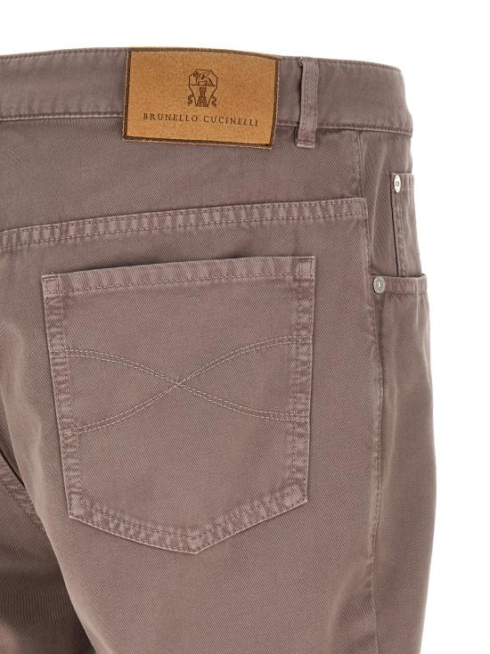 26FW 브루넬로 쿠치넬리 스트레이트 팬츠 M252DF1010C6046 Brown - BRUNELLO CUCINELLI