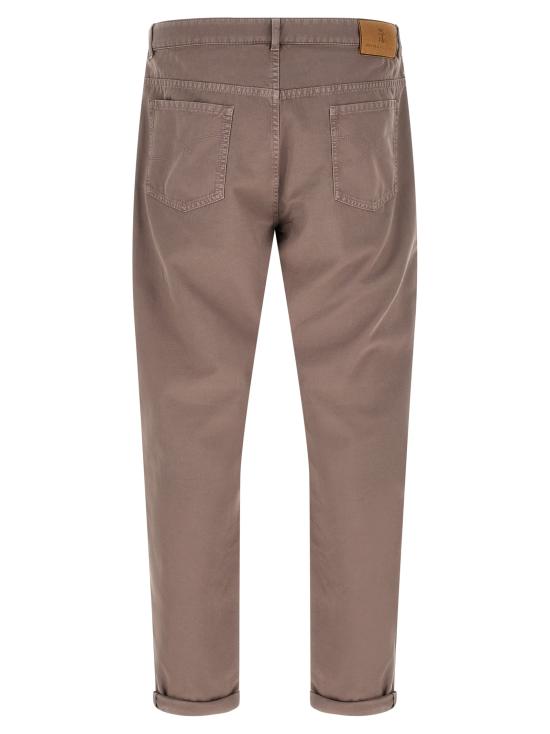 26FW 브루넬로 쿠치넬리 스트레이트 팬츠 M252DF1010C6046 Brown - BRUNELLO CUCINELLI