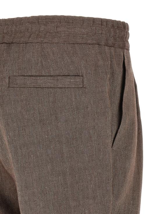 26FW 브루넬로 쿠치넬리 숏팬츠 MZ408U0020C009 Brown - BRUNELLO CUCINELLI