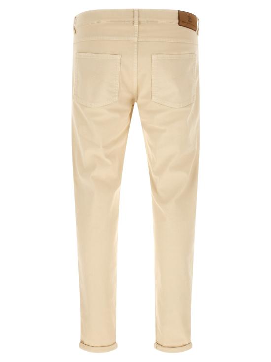 26FW 브루넬로 쿠치넬리 스트레이트 팬츠 M277PJ201YC6009 Beige - BRUNELLO CUCINELLI