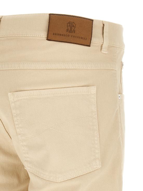 26FW 브루넬로 쿠치넬리 스트레이트 팬츠 M277PJ201YC6009 Beige - BRUNELLO CUCINELLI