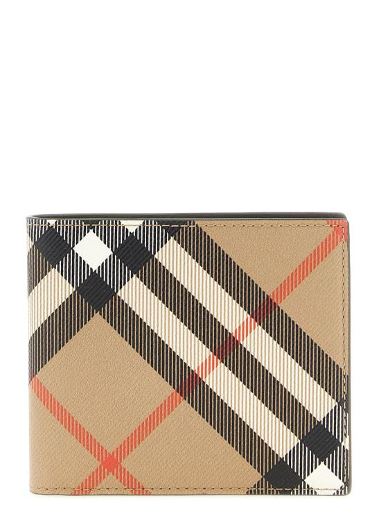 26FW 버버리 체크 반지갑 샌드 8091926SAND Beige