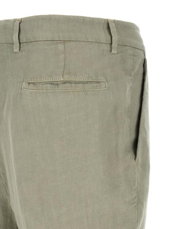26FW 브루넬로 쿠치넬리 스트레이트 팬츠 M243DE1450C6018 Green - BRUNELLO CUCINELLI