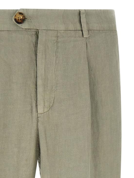 26FW 브루넬로 쿠치넬리 스트레이트 팬츠 M243DE1450C6018 Green - BRUNELLO CUCINELLI