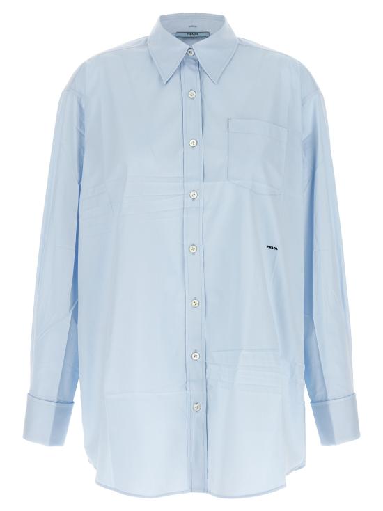 26FW 프라다 셔츠 P470JRSOOO1XV2F0M10 Light Blue - PRADA
