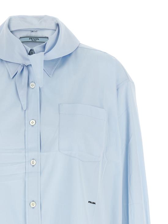 26FW 프라다 셔츠 P470JRSOOO1XV2F0M10 Light Blue - PRADA