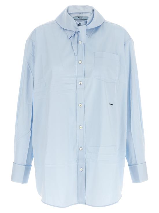 26FW 프라다 셔츠 P470JRSOOO1XV2F0M10 Light Blue