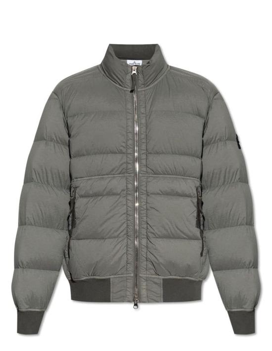 25FW 스톤 아일랜드 매트 립스탑 다운 자켓 K2S154100039S00V006B GRIS