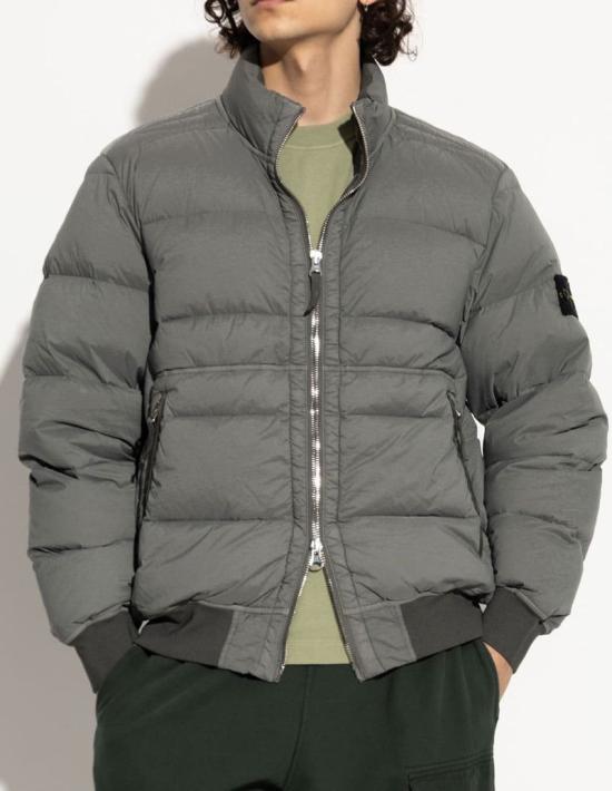 25FW 스톤 아일랜드 매트 립스탑 다운 자켓 K2S154100039S00V006B GRIS - STONE ISLAND