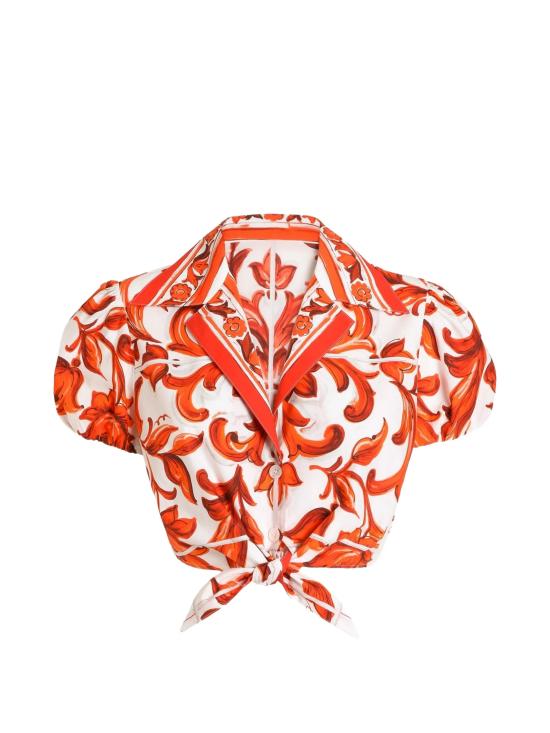 26FW 돌체앤가바나 블라우스 F5T66TGDDRDS9000 NARANJA