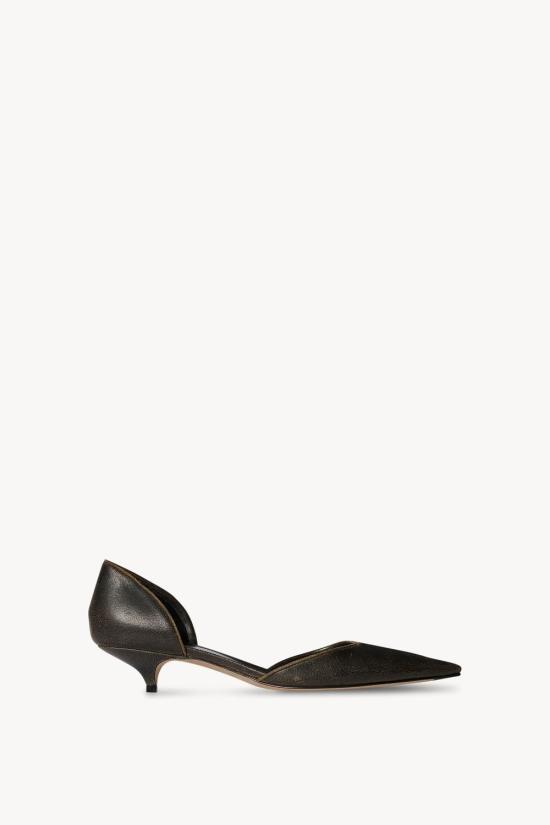 26FW 더로우 힐/펌프스 F1864L846DBR NEGRO - THE ROW