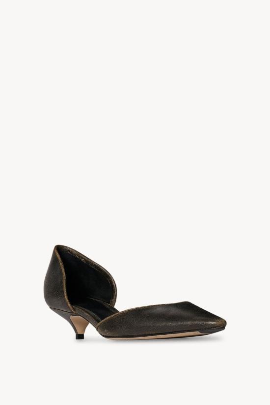 26FW 더로우 힐/펌프스 F1864L846DBR NEGRO - THE ROW