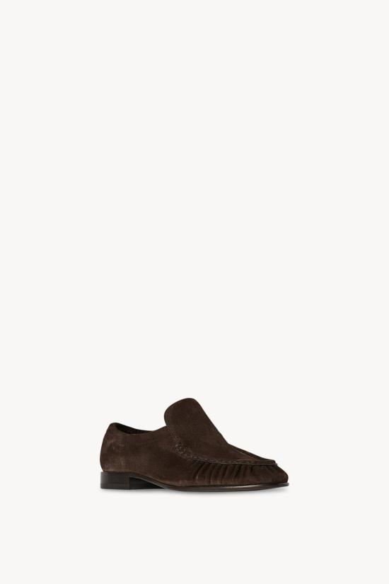26FW 더로우 소프트 모카신 F1923L805LQB NEGRO - THE ROW