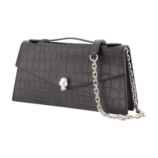 26FW 알렉산더 맥퀸 클러치/파우치 8746191HBT21000 black - ALEXANDER MCQUEEN