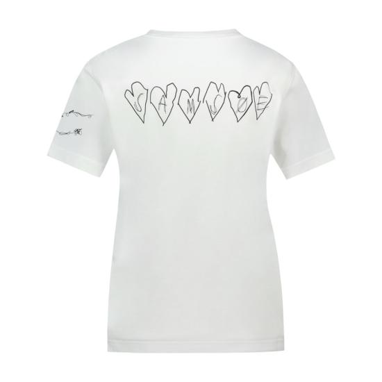 26FW 삼소앤삼소 반팔 티셔츠 F26200066 CLR002699 white - SAMSOE SAMSOE