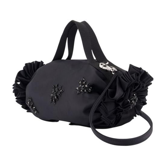 26FW 시몬로샤 미니 더블 리본 로제트 백 미니 더블 리본 로제트 백 BAG223TB 0761 BLACK JET black - SIMONE ROCHA