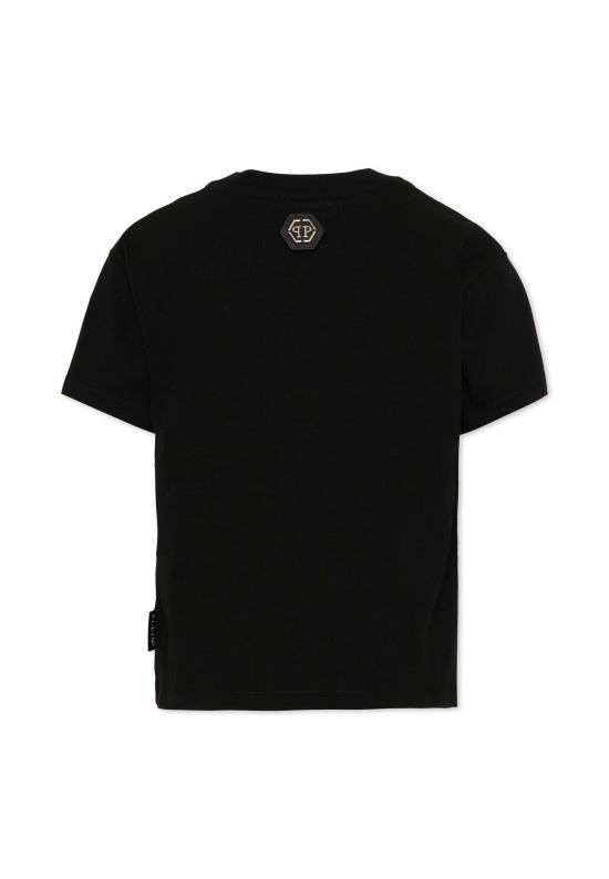 26FW [키즈] 필립 플레인 티셔츠 F6PHJBTH149 110 BLACK - PHILIPP PLEIN